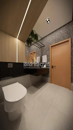 Imagem Casa à Venda no Condomínio Morada das Flores em Cambé com 3 Quartos, Suíte com Closet, Ambientes Integrados e Iluminação em LED