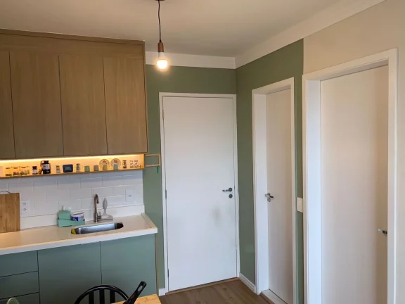 Imagem Apartamento Mobiliado - Porteira fechada - Tatuapé - 2 Dormitórios - Cozinha americana