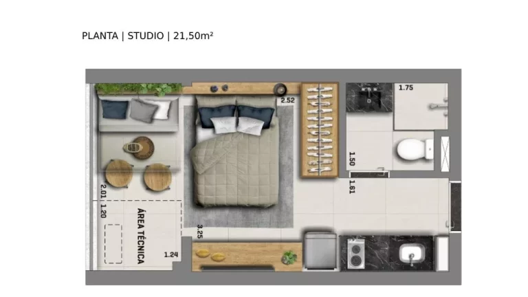 Imagem Oportunidade única: Studio em condomínio na Vila Mariana com 21,95m².