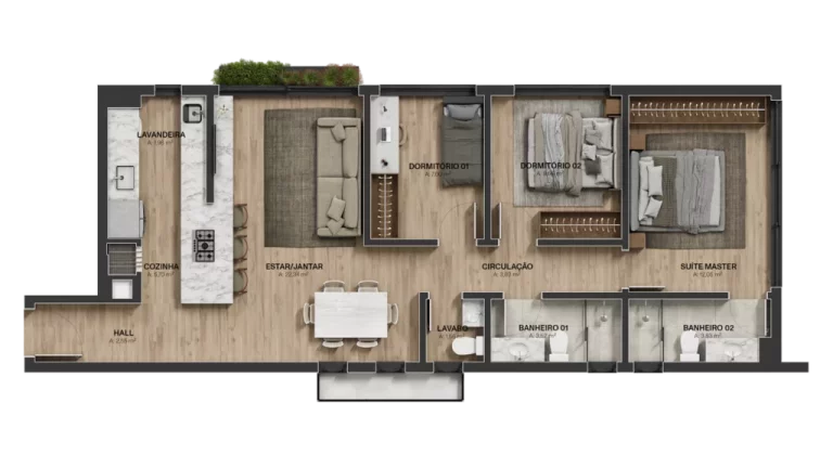 Imagem Aire - Apartamento à venda no bairro Tristeza - Porto Alegre/RS