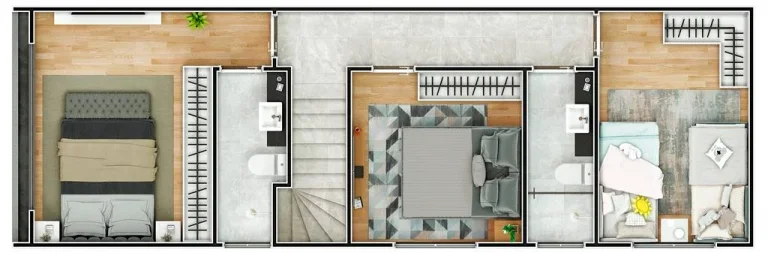 Imagem CASA COM 104.69 m² - GUILHERMINA - PRAIA GRANDE SP