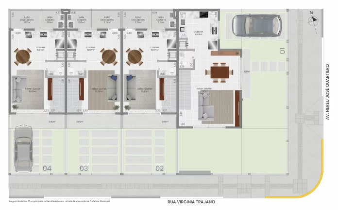 Imagem Duplex à venda em Torres, Morada Das Palmeiras, com 2 quartos, 98m²