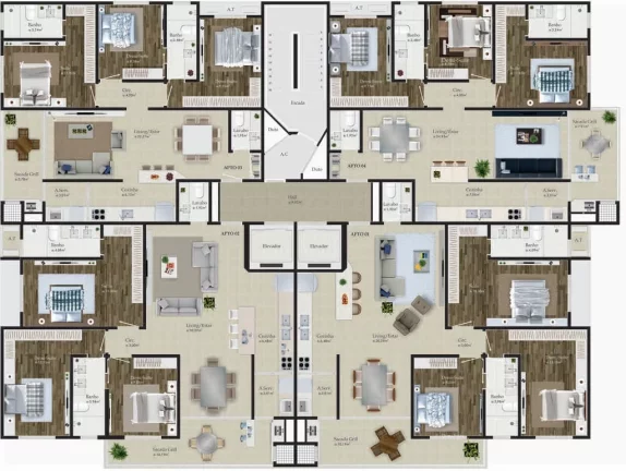 Imagem Apartamento à venda no bairro Praia Brava de Itajaí - Itajaí/SC