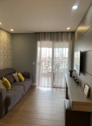 Imagem Apartamento com 88 M² com 3 dormitórios sendo 1 suíte, 3 banheiros, varanda, sala, cozinha com ba...