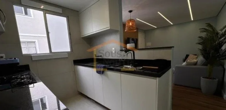 Imagem Apartamento 2 dormitórios, rico em armários, sala 2 ambientes, cozinha planejada, área de serviç...