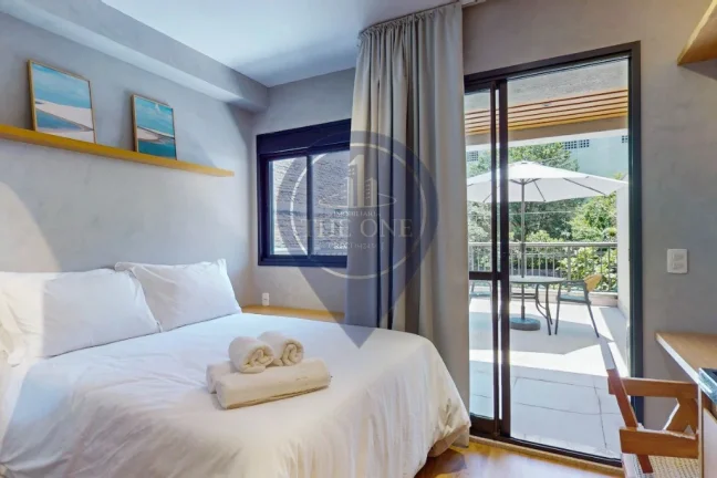 Imagem Apartamento de Luxo no Jardim das Bandeiras: 1 quarto, 1 suíte, 1 banheiro, 38m² - Venda ou Locação em São Paulo-SP!