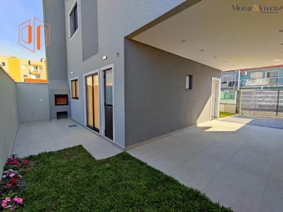 Imagem Sobrado para Venda em São José dos Pinhais, Cidade Jardim, 3 dormitórios, 3 suítes, 4 banheiros, 2 vagas