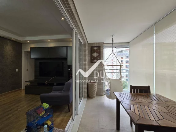 Imagem Apartamento com 3 dormitórios à venda, 100 m² por R$ 1.100.000 - Jos Menino - Santos/SP