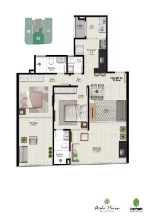 Imagem APARTAMENTO NOVINHO PARA VOCÊ COM VISTA MAR!!