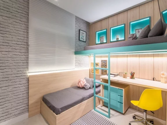 Imagem Apartamento para locação no Centro de São Bernardo do Campo-SP: 2 quartos, 1 banheiro e 1 vaga de garagem!