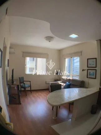 Imagem Flat disponível para venda no Mercure São Paulo JK na Vila Olimpia, com 33m², 1 dormitório e 1 vaga de garagem