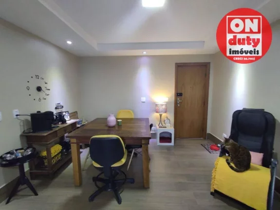 Imagem Apartamento com 3 dormitórios à venda, 117 m² por R$ 815.000,00 - Ponta da Praia - Santos/SP