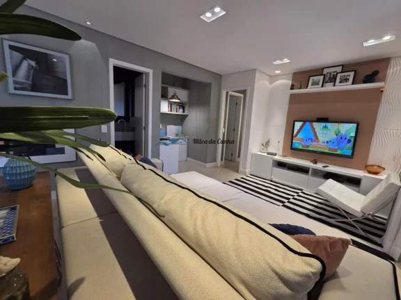 Imagem Lindo Apartamento para Venda no Condomínio Clube Domo Life, com 3 dormitórios, com 123m², 2 vagas, varanda Gourmet, Centro de São Bernardo do Campo