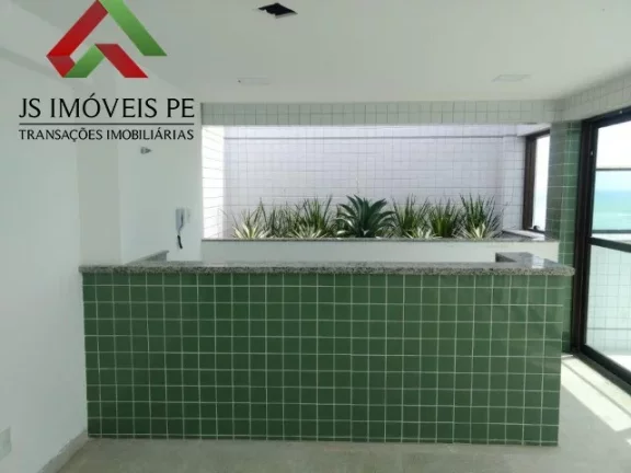 Imagem Flat de luxo para locação em Barra de Jangada, Jaboatão dos Guararapes-PE: 1 quarto, 1 sala, 1 banheiro, 1 vaga de garagem!