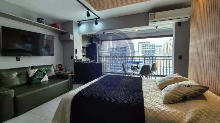 Imagem Studio à venda na Bela Vista, São Paulo-SP: 1 quarto, 2 salas, 1 banheiro, 1 vaga de garagem e 42m² de área!