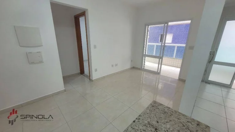 Imagem Apartamento com 1 dormitório à venda, 53 m² por R$ 360.000,00 - Guilhermina - Praia Grande/SP