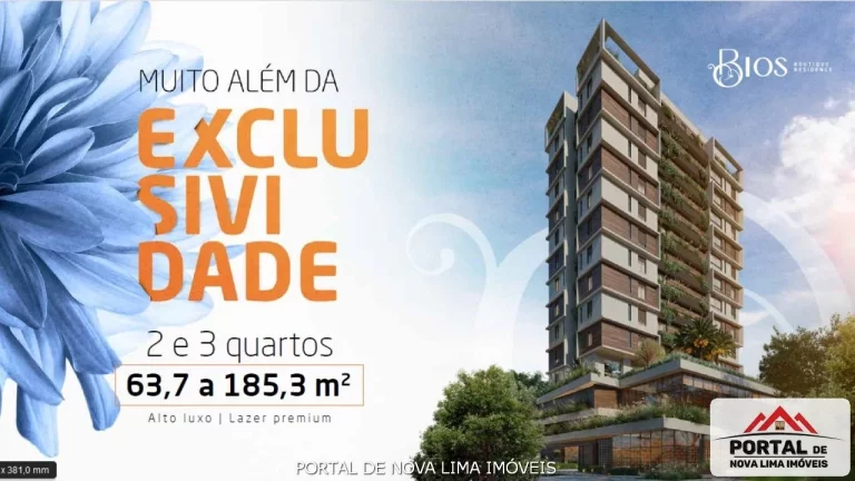 Imagem Apartamento de 2 quartos com 63,63m³ - Sala ampla, Lavabo e cozinha americana, 2 vagas e Lazer Venha morar em um local tranquilo no Funcionários