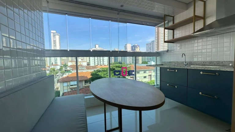 Imagem Apartamento com 2 dormitórios à venda, 68 m² por R$ 998 - Embaré - Santos/SP