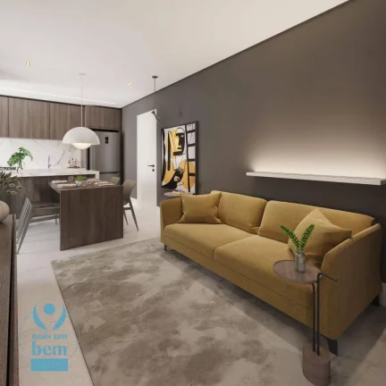 Imagem Apartamento com 2 quartos sendo 1 suíte à venda, 56 m² por R$ 581.761,72 - Bacacheri - Curitiba/PR