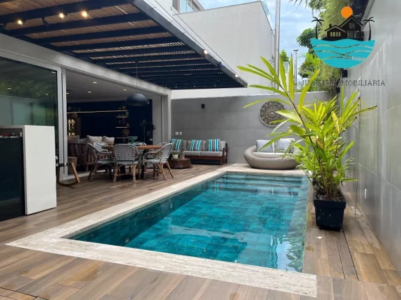 Imagem Casa em condomínio pé na areia, à venda em Juquehy com 5 suítes, piscina privativa e 340m² de área construída | Juquehy Imobiliária