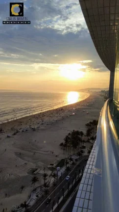 Imagem Apartamento com vista espetacular para o mar, em prédio com lazer completo