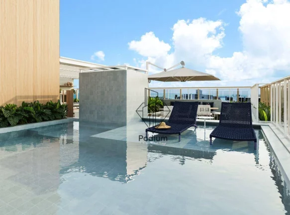 Imagem Apartamentos com área de lazer completa à 250m da praia de Intermares - AP2482
