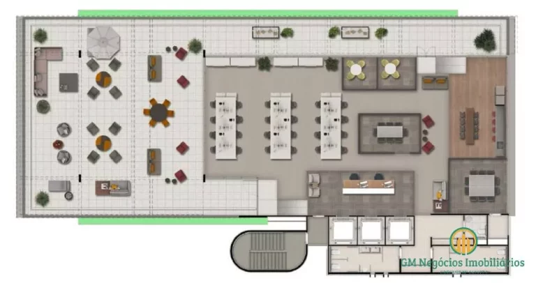 Imagem Aluga escritório, Ed Corporativo renovado (de 442 a 883m2)Pinheiros!