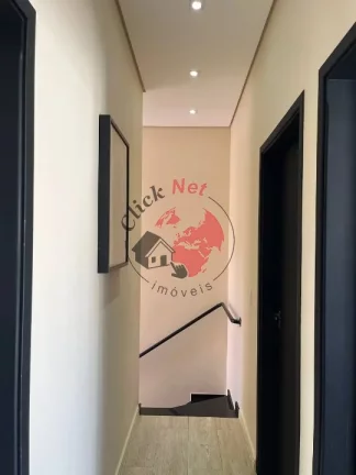 Imagem Sobrado ,Condominio em indaiatuba, estudo permuta no ABC menor valor , 3 Dorms c suite , varanda , piscina , bairro Residencial London Park, Indaiatuba