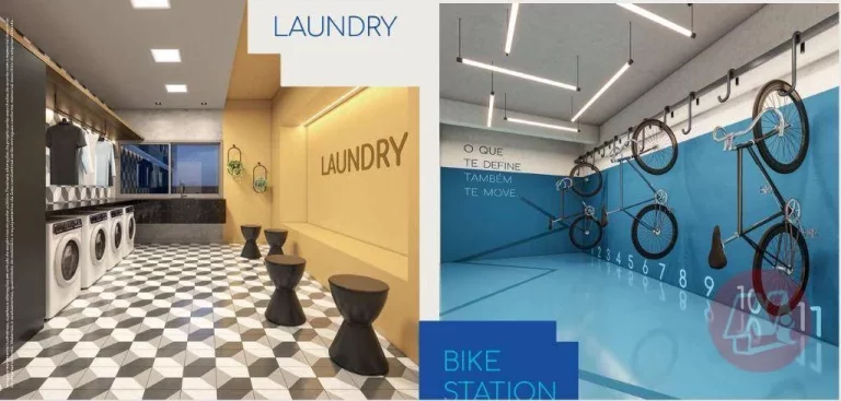 Imagem Studios e apartamentos no Jardim Botânico com infraestrutura.