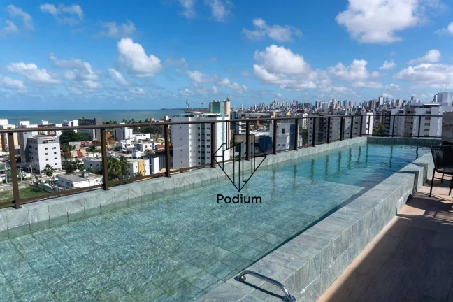Imagem Apartamentos com área de lazer com vista definitiva para o mar da praia do Bessa - AP0131