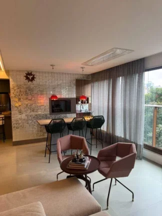 Imagem Apartamento à venda todo mobiliado no Stella Campo Belo, 2 dormitórios suítes e 2 vagas