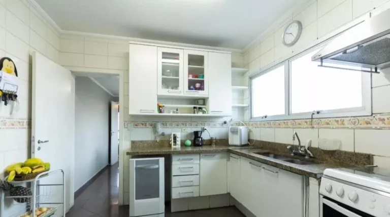 Imagem Apartamento 240 M², 1 por andar, 4Q, 3 Suítes, 5 banheiros, 4 vagas, 800M do metrô, 100% face norte, gerador full, dependência de serviço, piscina.