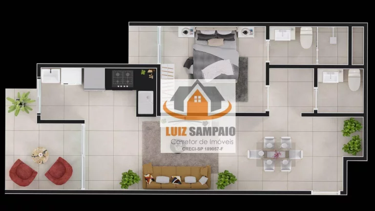 Imagem Apartamento, Centro de Itanhaém, Lançamento