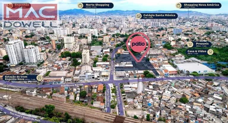 Imagem Pátio Engenho Novo - Apartamento 1 e 2 Quartos - Engenho Novo / RJ