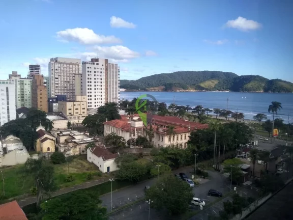 Imagem Apartamento mobiliado em Aparecida, frente mar em Santos/SP