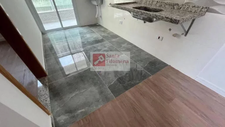 Imagem Apartamento para Venda em Santo André, Vila Pires, 2 dormitórios, 1 suíte, 2 banheiros, 1 vaga