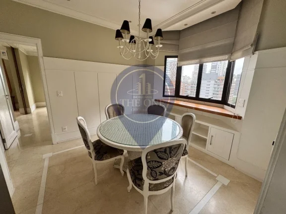 Imagem Apartamento luxuoso para venda ou locação em Moema, São Paulo-SP: 6 quartos, 4 suítes, 3 salas, 6 banheiros, 6 vagas, 313m².