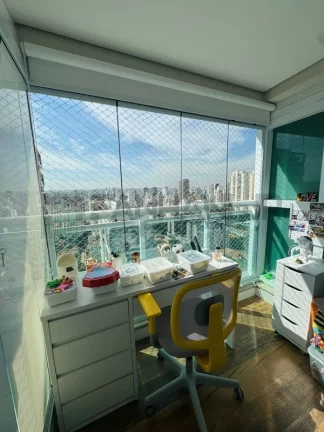 Imagem Imperdível: Apartamento de Luxo no Brooklin Paulista, São Paulo-SP - 3 quartos, 3 suítes, 3 salas, 4 banheiros, 3 vagas, 173m².
