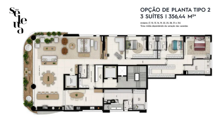 Imagem APARTAMENTO RESIDENCIAL em Goiânia - GO, Setor Oeste
