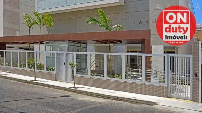 Imagem Apartamento com 1 quarto para alugar, 46 m² por R$ 6.000/mês - Boqueirão - Santos/SP