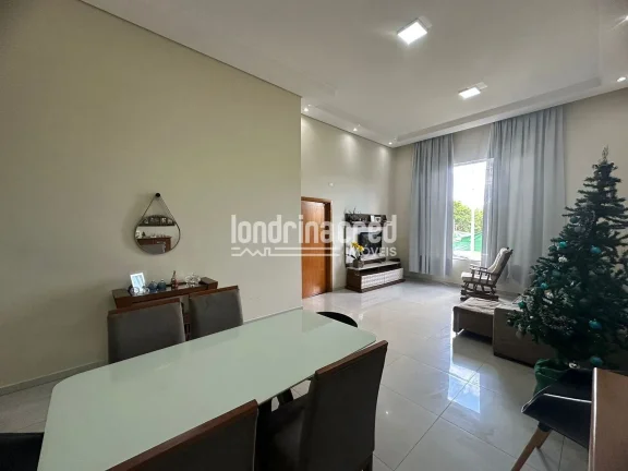 Imagem Linda Casa no Condomínio Bella Vittá: 2 Quartos, Suíte, Área Gourmet e 4 Vagas na Zona Leste de Londrina - O Lar Perfeito para Sua Família!