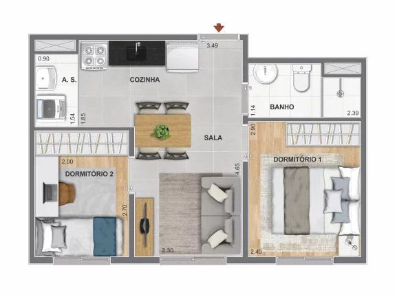 Imagem Apartamento em Santo Amaro - São Paulo SP