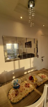 Imagem Apartamento 49M², 2Q, 1 Banheiro, 1 Vaga, Varanda, Academia, Churrasqueira, Piscina Climatizada, Salão de Festas, Quadra, Gerador, Mini Mercado.