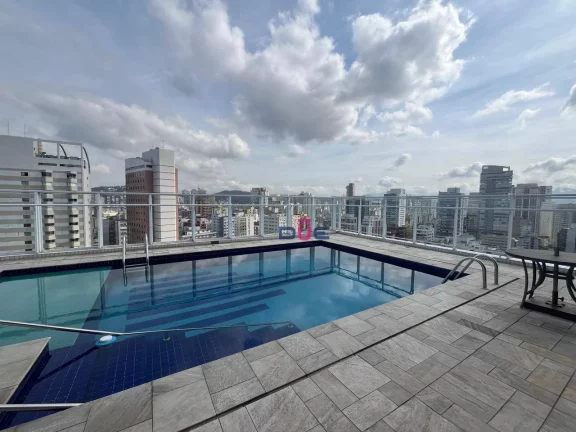 Imagem Apartamento com 1 dormitório à venda, 46 m² por R$ 795.000 - Boqueirão - Santos/SP