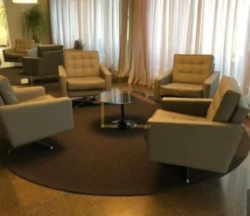 Imagem Apartamento 60m², 2 dormitórios, armários embutidos, piso em mármore, ar condicionado quente e f...