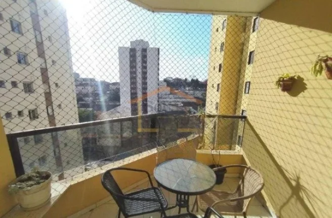 Imagem Apartamento 3 dormitórios, sendo 1 suite, sala 2 ambientes, sacada fechada com tela, cozinha com ar...
