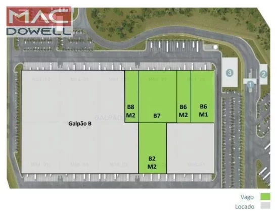 Imagem Galpão de 4.032 m² em condomínio logístico - Duque de Caxias/RJ