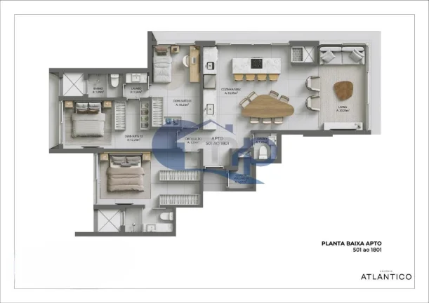 Imagem Apartamento á venda com 3 suítes no Predial em Torres/RS