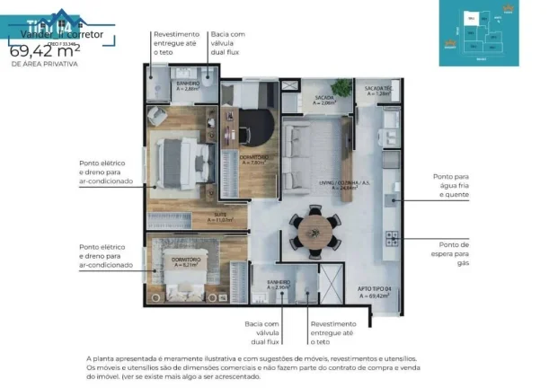 Imagem Apartamento a venda no Urban - Residencial em Itapema S/C.