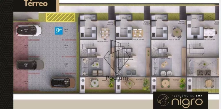 Imagem Casa Quadriplex com espaço Gourmet e Jacuzzi no Bairro dos Estados-CA0198